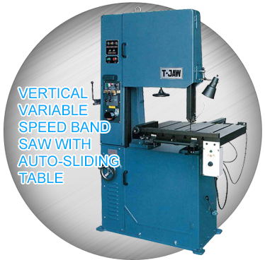 Vertical Bandsaw With Auto-Sliding Table