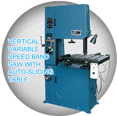 Vertical Bandsaw With Auto-Sliding Table